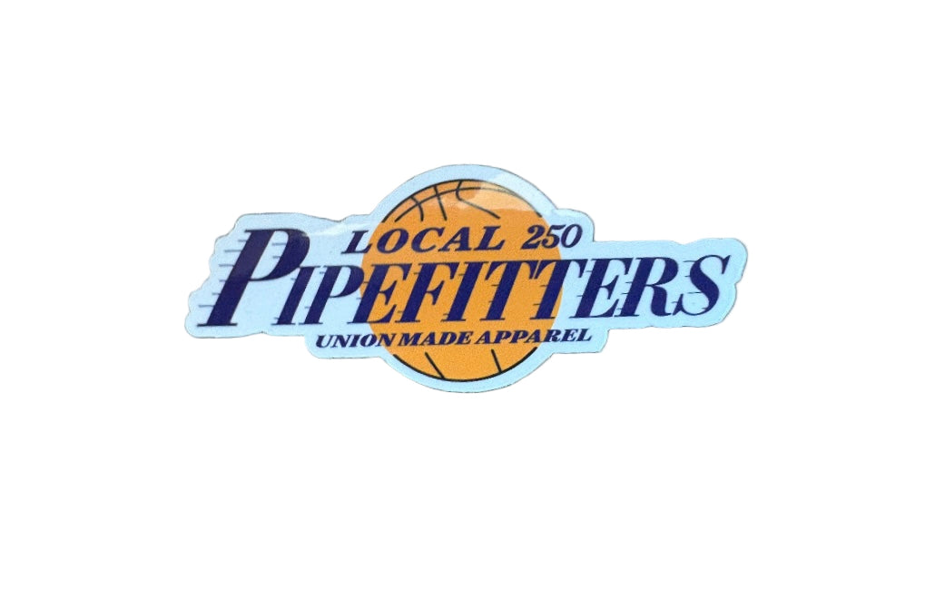 Pipefitters Local 250 Basketball Sticker