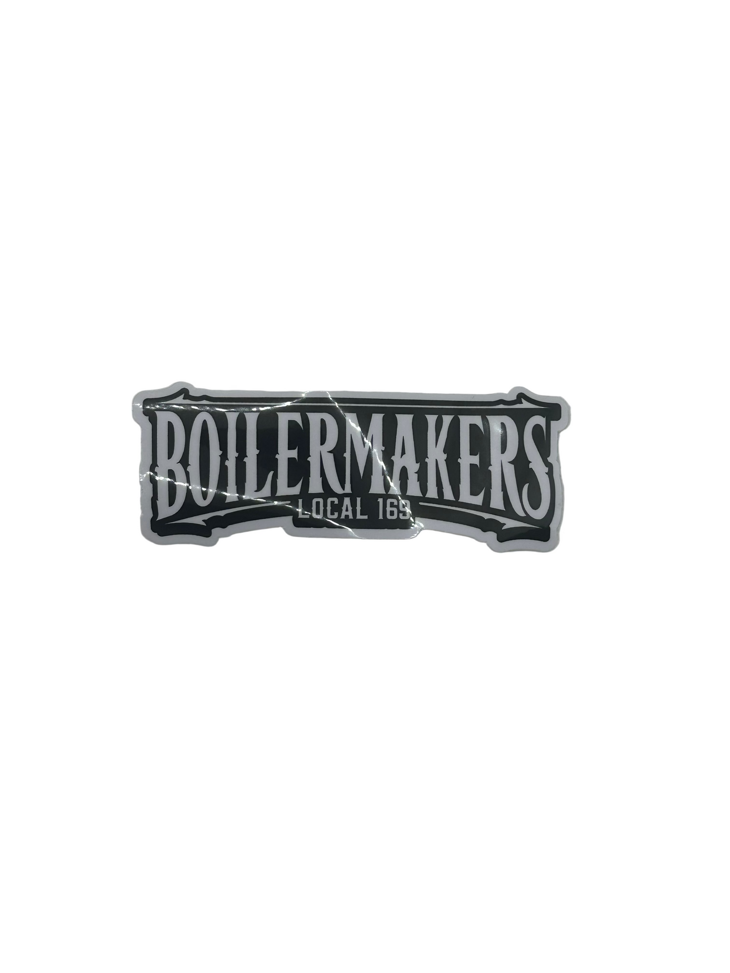Boilermakers Local 169 B&W Sticker