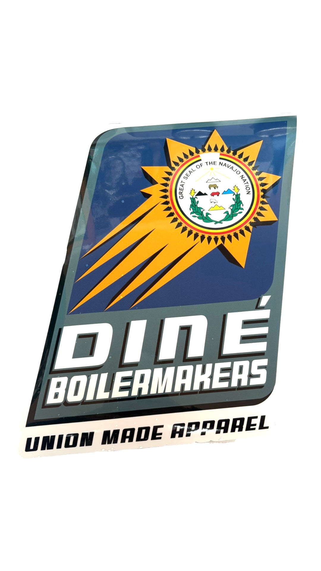 12” Boilermakers Diné Basketball Sticker