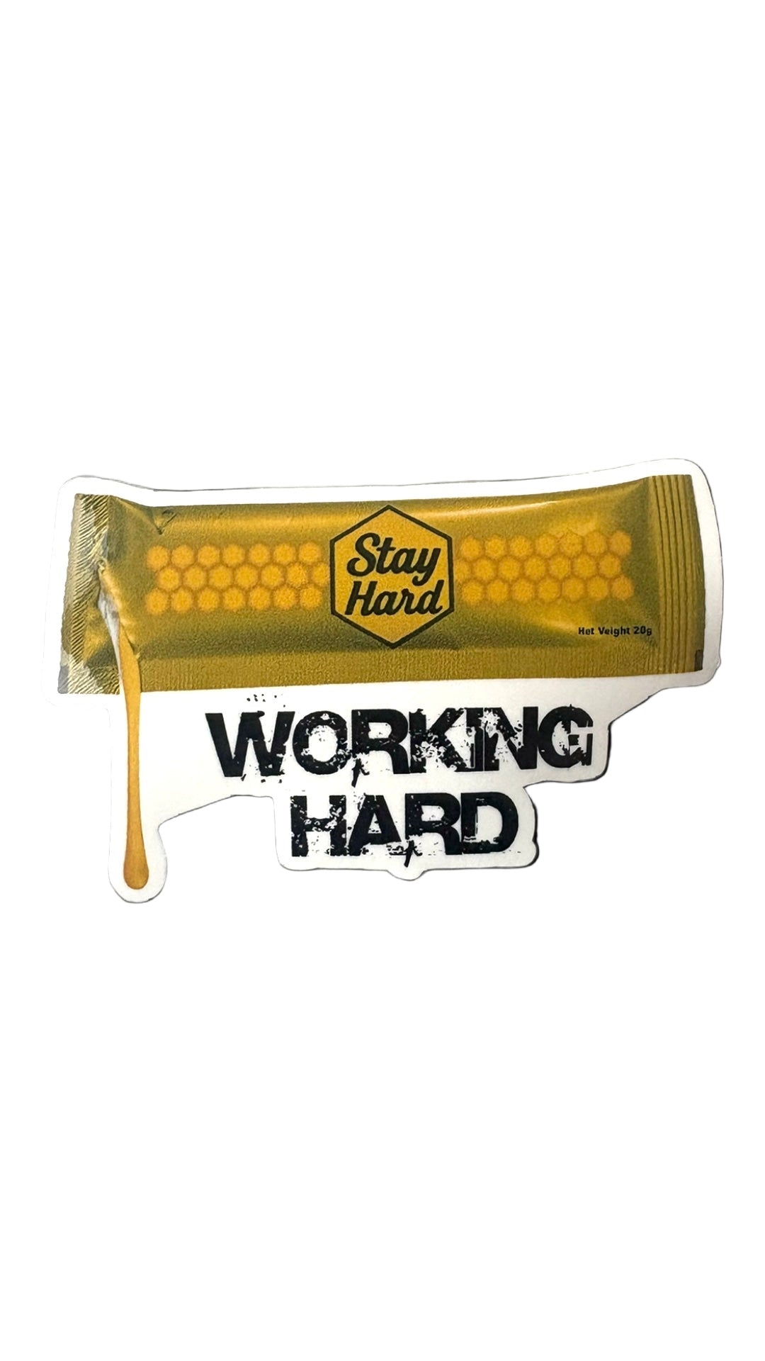 Working Hard Sticker