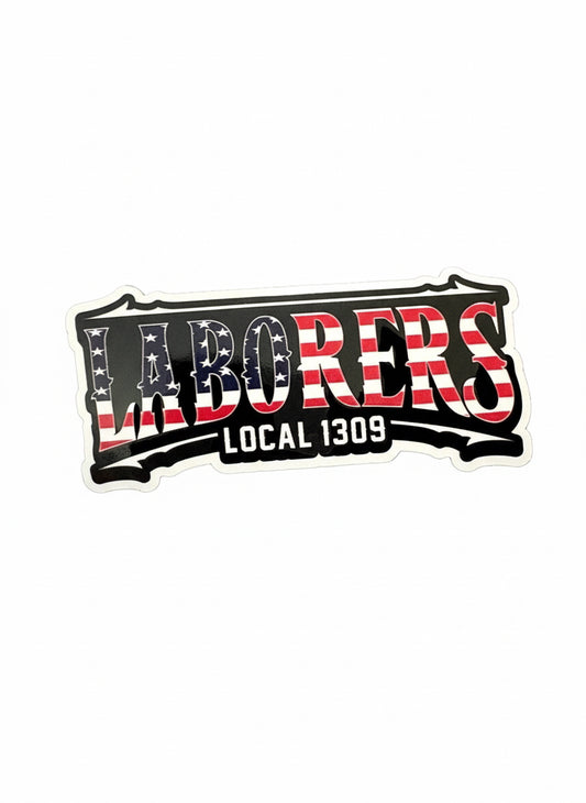 Laborers Local 1309 USA Sticker