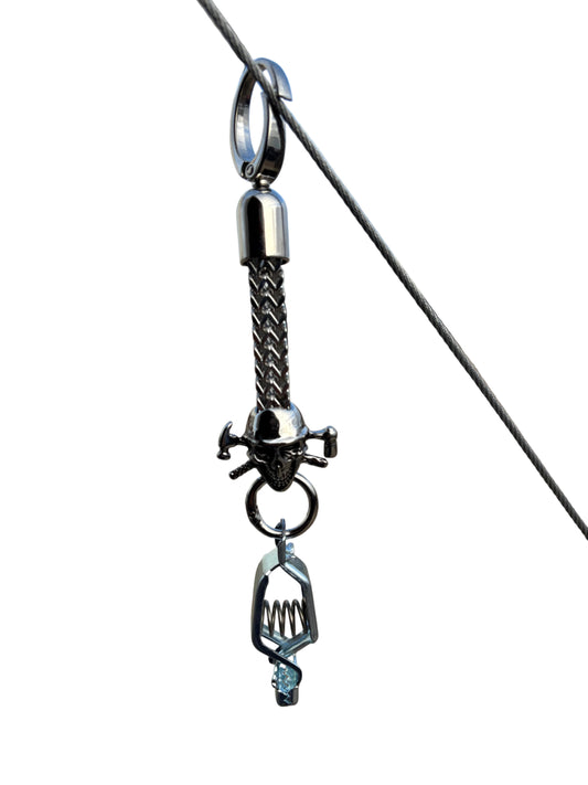 Skull w/ Hammer & Ratchet Glove Clip