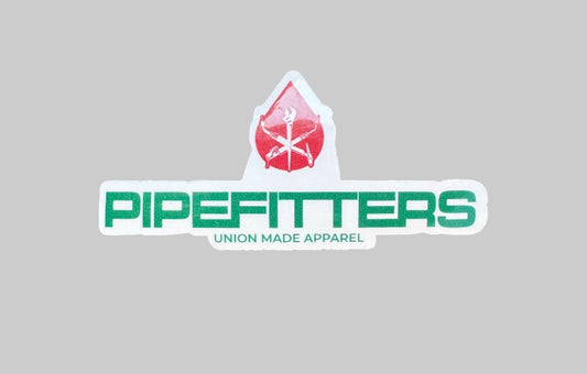 Pipefitters Red Drop Sticker