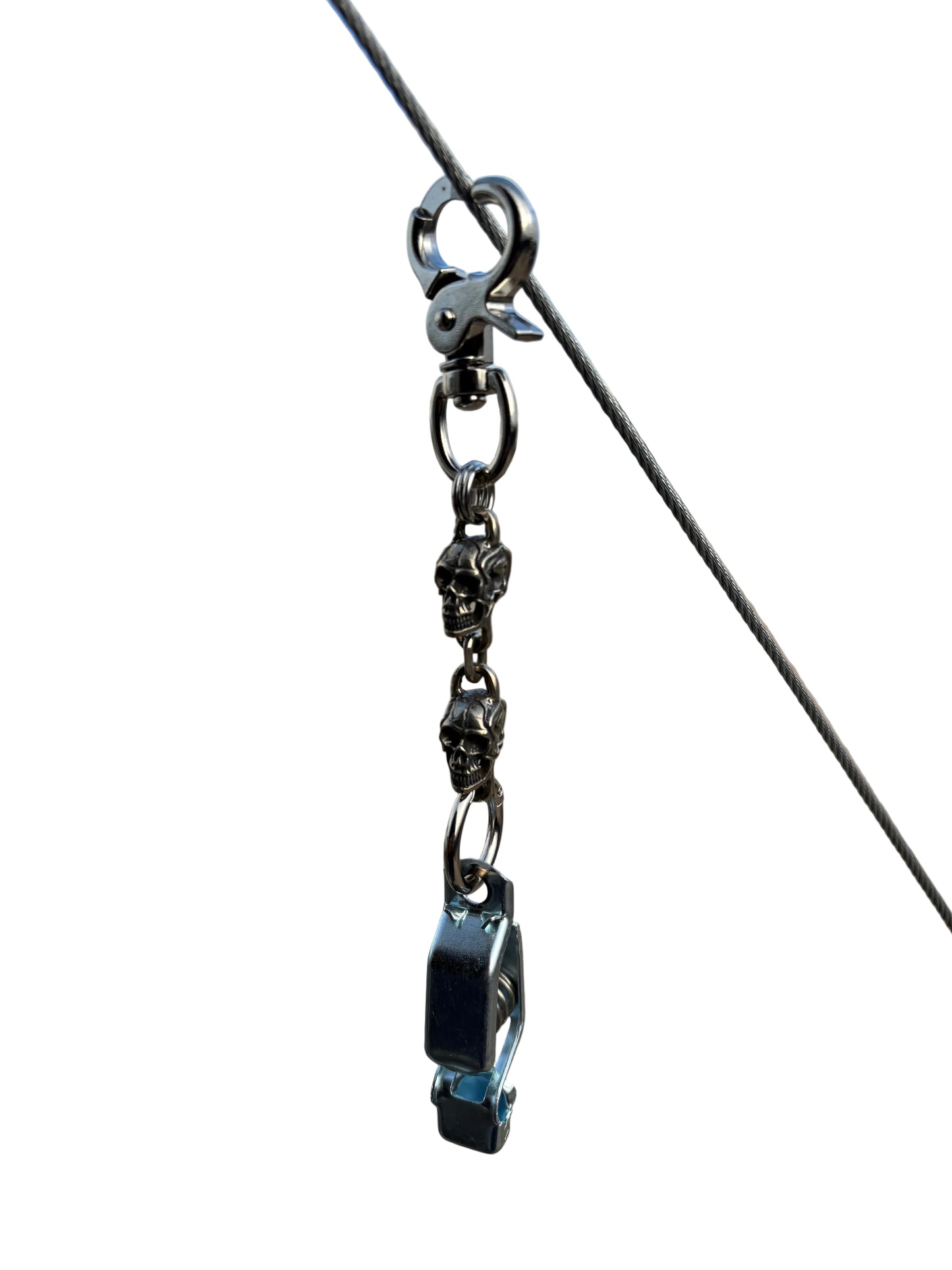 Double Skull Glove Clip