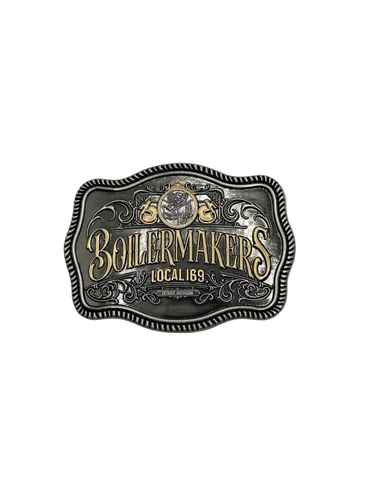 Boilermakers Local 169 "Left Handed" Belt Buckle