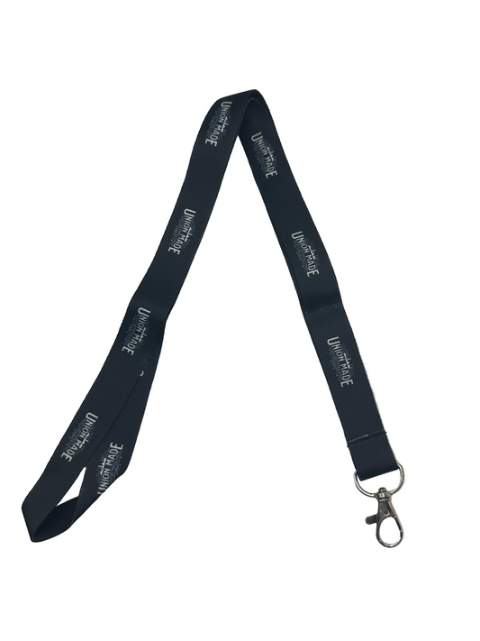 Union Made Black Lanyard