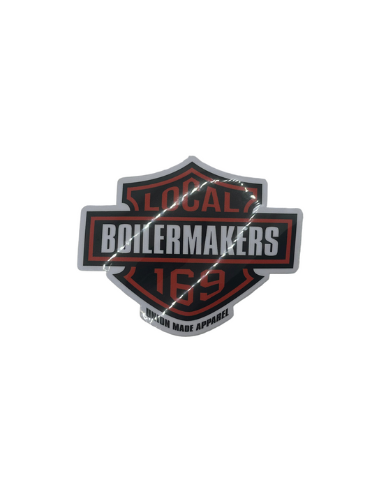 Boilermakers Local 169 Biker Sticker