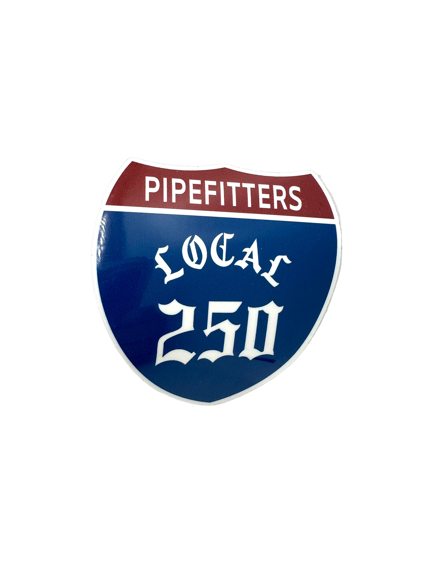 Pipefitters Local 250 Interstate Sticker