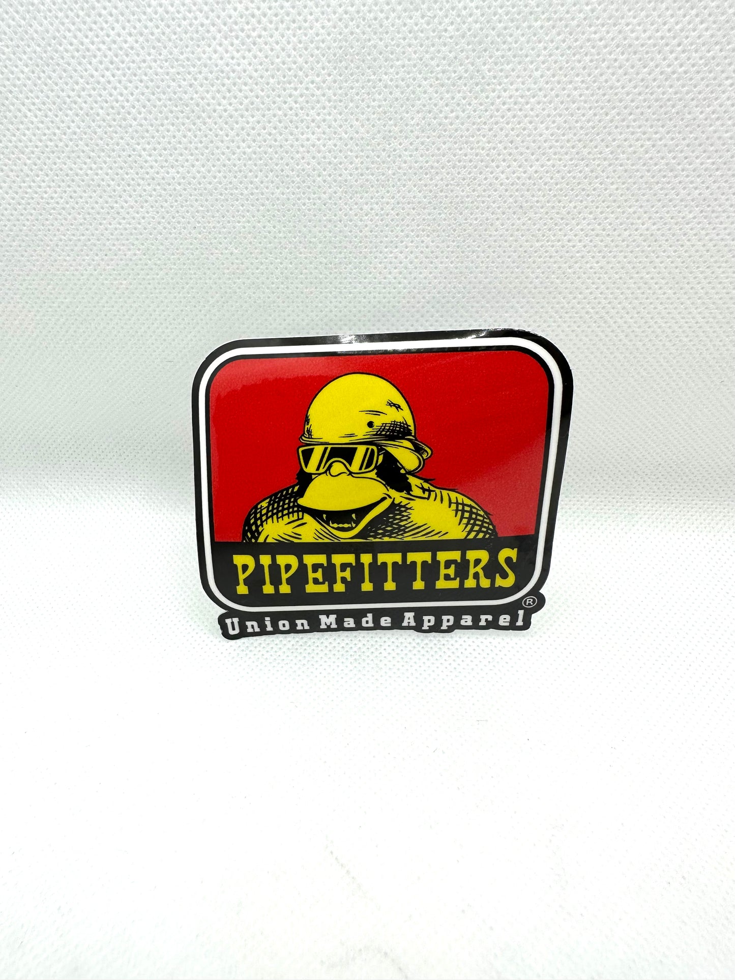 Pipefitters Monkey Sticker
