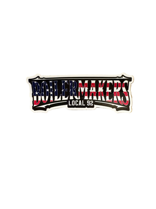 Boilermakers Local 92 USA Sticker
