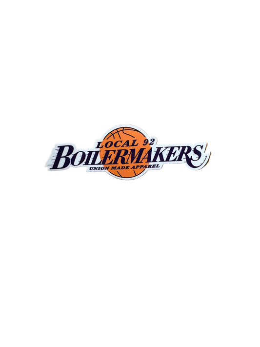 Boilermakers Local 92 Basketball Sticker