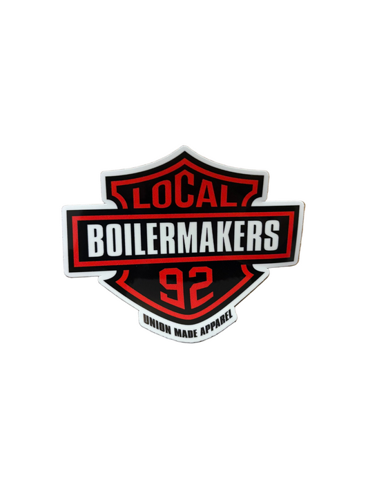 Boilermakers Local 92 Biker Sticker