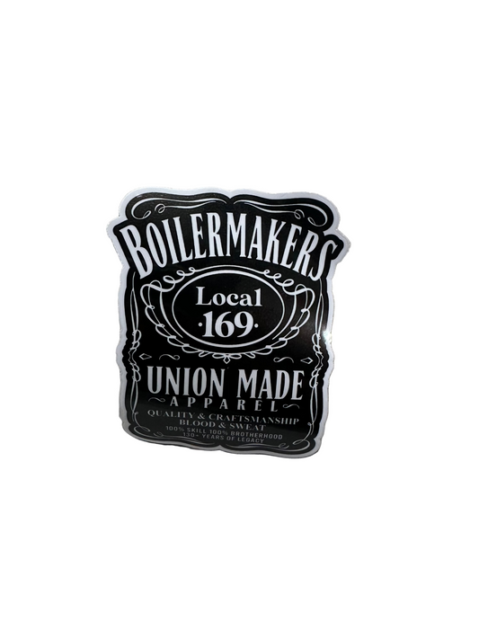 Boilermakers Local 169 Whiskey Sticker