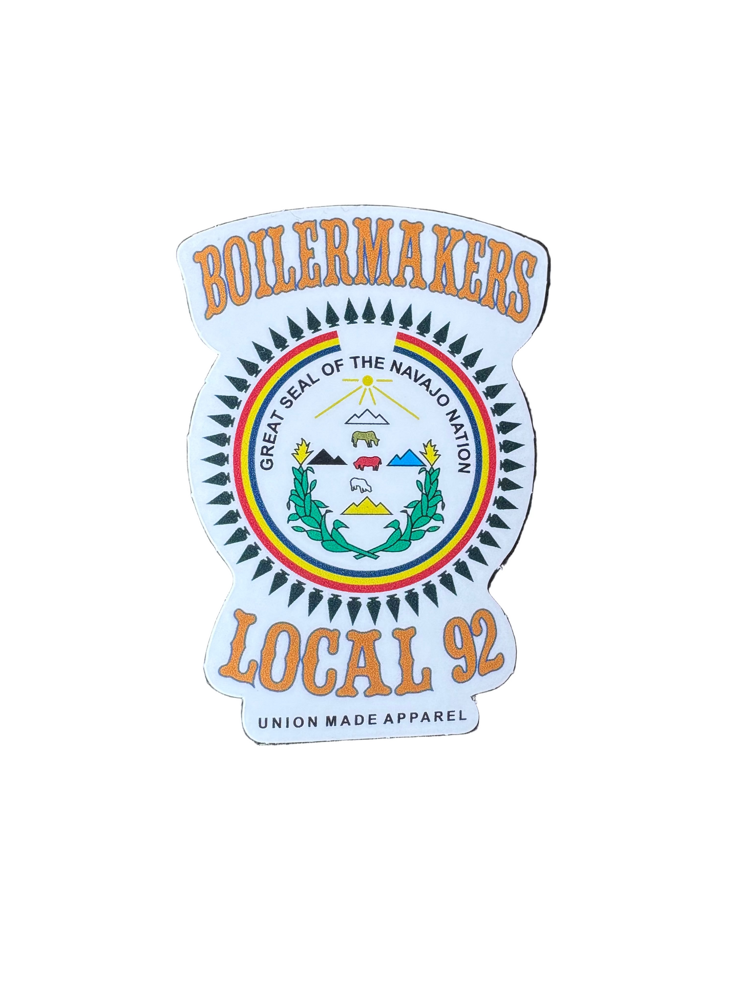 Boilermakers Local 92 Navajo Nation Sticker
